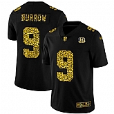 Nike Bengals 9 Joe Burrow Black Leopard Vapor Untouchable Limited Jersey Dyin,baseball caps,new era cap wholesale,wholesale hats